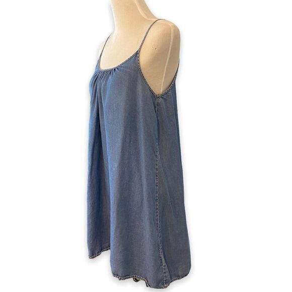 BDG bohemian fairy cosplay Jean Tank Top Midi Dress - Picture 6 of 11